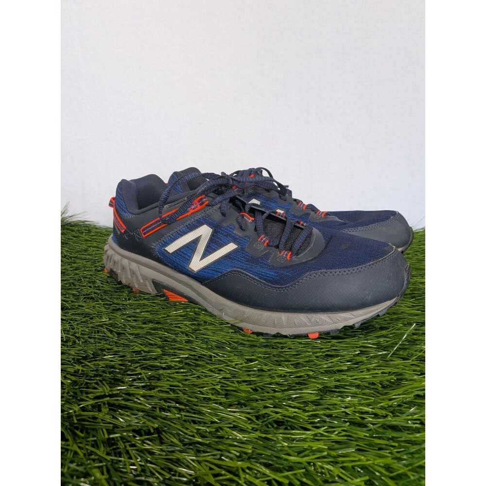New Balance Men's Size 13 410 V6 MT410LO6  Running Trail Shoes Blue Orange